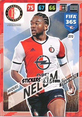 Sticker Miquel Nelom - FIFA 365: 2017-2018. Adrenalyn XL n. 272 - Panini