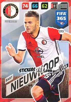 Sticker Bart Nieuwkoop - FIFA 365: 2017-2018. Adrenalyn XL n. 273 - Panini