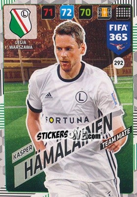 Sticker Kaspar Hämäläinen - FIFA 365: 2017-2018. Adrenalyn XL - Panini