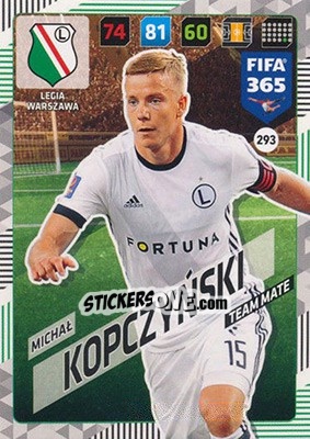 Figurina Michał Kopczyński - FIFA 365: 2017-2018. Adrenalyn XL - Panini