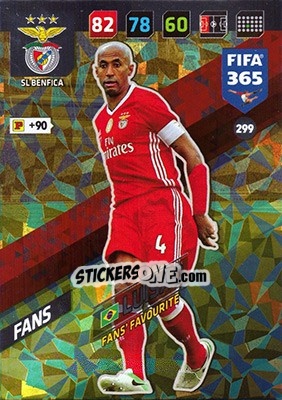 Cromo Luisão - FIFA 365: 2017-2018. Adrenalyn XL n. 299 - Panini