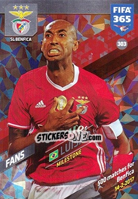 Sticker Luisão - FIFA 365: 2017-2018. Adrenalyn XL n. 303 - Panini