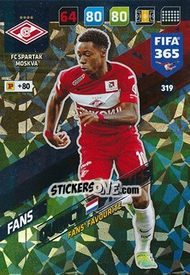Sticker Quincy Promes - FIFA 365: 2017-2018. Adrenalyn XL n. 319 - Panini