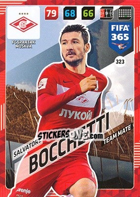 Sticker Salvatore Bocchetti - FIFA 365: 2017-2018. Adrenalyn XL n. 323 - Panini