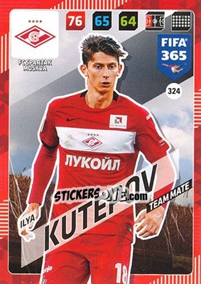 Cromo Ilya Kutepov - FIFA 365: 2017-2018. Adrenalyn XL - Panini