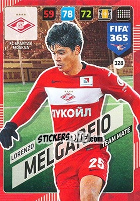 Sticker Lorenzo Melgarejo - FIFA 365: 2017-2018. Adrenalyn XL - Panini