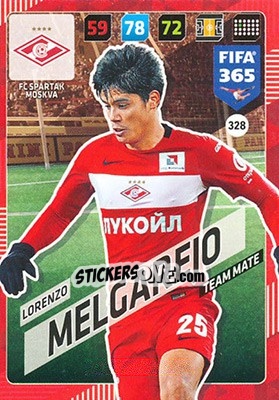 Cromo Lorenzo Melgarejo - FIFA 365: 2017-2018. Adrenalyn XL - Panini