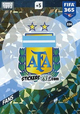 Figurina Logo - FIFA 365: 2017-2018. Adrenalyn XL - Panini