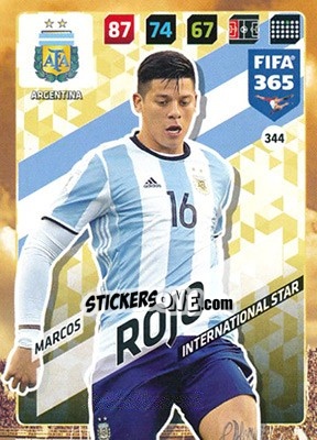 Sticker Marcos Rojo - FIFA 365: 2017-2018. Adrenalyn XL - Panini