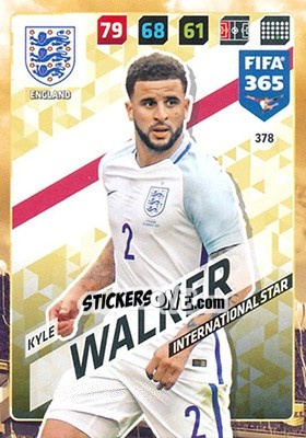 Cromo Kyle Walker - FIFA 365: 2017-2018. Adrenalyn XL - Panini