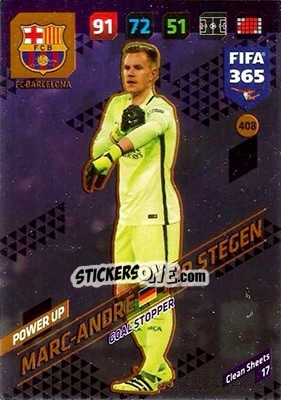 Cromo Marc-André ter Stegen - FIFA 365: 2017-2018. Adrenalyn XL n. 408 - Panini