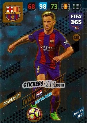 Sticker Ivan Rakitic - FIFA 365: 2017-2018. Adrenalyn XL n. 425 - Panini