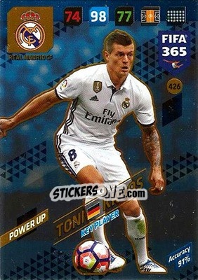 Sticker Toni Kroos - FIFA 365: 2017-2018. Adrenalyn XL n. 426 - Panini