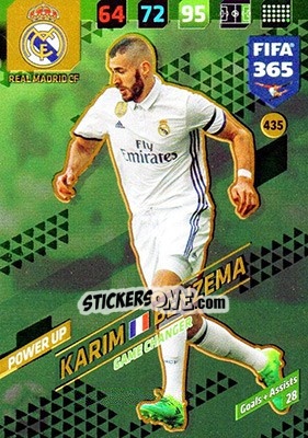 Cromo Karim Benzema - FIFA 365: 2017-2018. Adrenalyn XL - Panini