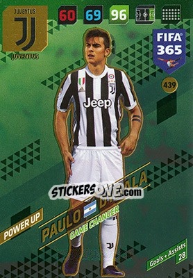 Sticker Paulo Dybala - FIFA 365: 2017-2018. Adrenalyn XL - Panini