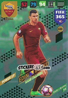 Sticker Edin Džeko - FIFA 365: 2017-2018. Adrenalyn XL - Panini