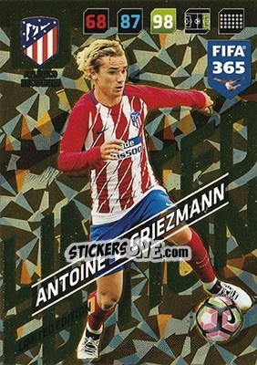 Sticker Antoine Griezmann - FIFA 365: 2017-2018. Adrenalyn XL - Panini