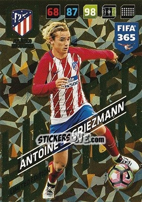 Sticker Antoine Griezmann - FIFA 365: 2017-2018. Adrenalyn XL n. LE-AG - Panini