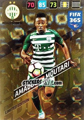 Sticker Amadou Moutari - FIFA 365: 2017-2018. Adrenalyn XL - Panini