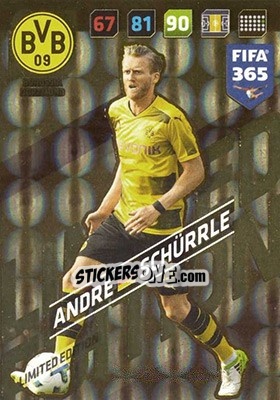 Sticker André Schürrle - FIFA 365: 2017-2018. Adrenalyn XL n. LE-AS - Panini