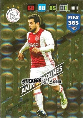 Figurina Amin Younes - FIFA 365: 2017-2018. Adrenalyn XL - Panini