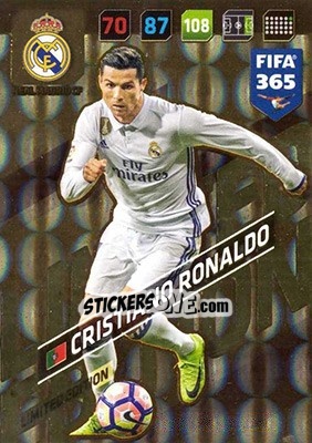 Sticker Cristiano Ronaldo - FIFA 365: 2017-2018. Adrenalyn XL n. LE-CR - Panini