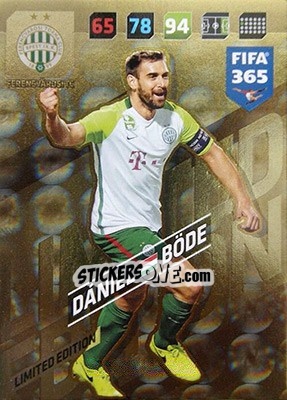 Sticker Dániel Böde - FIFA 365: 2017-2018. Adrenalyn XL n. LE-DBO - Panini