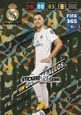 Sticker Dani Ceballos - FIFA 365: 2017-2018. Adrenalyn XL n. LE-DC - Panini