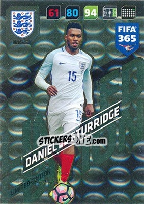 Sticker Daniel Sturridge - FIFA 365: 2017-2018. Adrenalyn XL - Panini