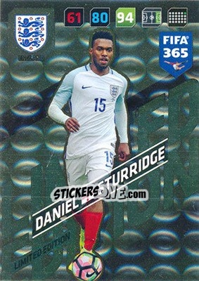 Sticker Daniel Sturridge - FIFA 365: 2017-2018. Adrenalyn XL n. LE-DS - Panini
