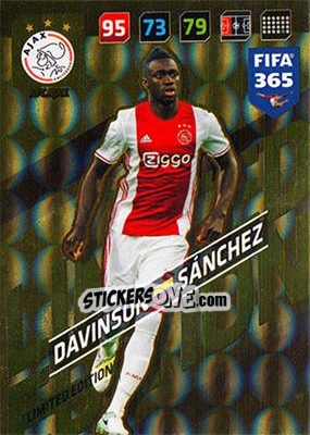 Sticker Davinson Sánchez - FIFA 365: 2017-2018. Adrenalyn XL - Panini