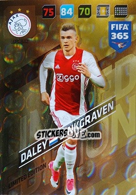 Sticker Daley Sinkgraven - FIFA 365: 2017-2018. Adrenalyn XL n. LE-DSI - Panini