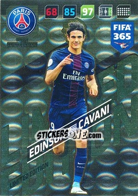 Sticker Edinson Cavani - FIFA 365: 2017-2018. Adrenalyn XL n. LE-EC - Panini