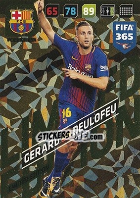 Sticker Gerard Deulofeu - FIFA 365: 2017-2018. Adrenalyn XL n. LE-GD - Panini