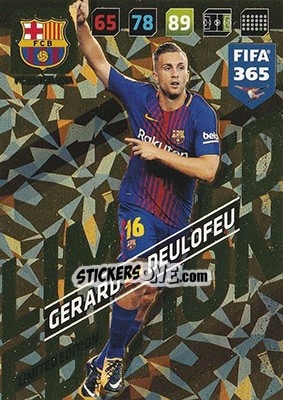 Figurina Gerard Deulofeu - FIFA 365: 2017-2018. Adrenalyn XL - Panini