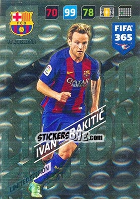 Cromo Ivan Rakitic - FIFA 365: 2017-2018. Adrenalyn XL - Panini