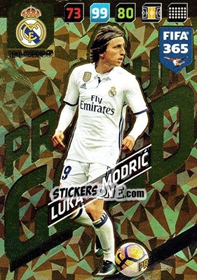 Sticker Luka Modric - FIFA 365: 2017-2018. Adrenalyn XL n. LE-LMO - Panini
