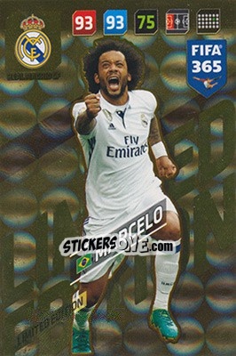 Sticker Marcelo - FIFA 365: 2017-2018. Adrenalyn XL - Panini