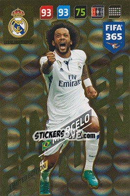 Sticker Marcelo - FIFA 365: 2017-2018. Adrenalyn XL n. LE-M - Panini