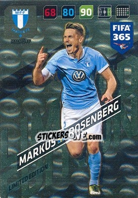 Sticker Markus Rosenberg - FIFA 365: 2017-2018. Adrenalyn XL n. LE-MR - Panini