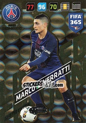 Sticker Marco Verratti - FIFA 365: 2017-2018. Adrenalyn XL n. LE-MV - Panini