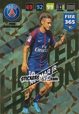 Sticker Neymar Jr. - FIFA 365: 2017-2018. Adrenalyn XL n. LE-NJ - Panini