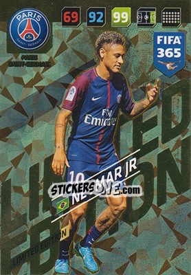 Cromo Neymar Jr. - FIFA 365: 2017-2018. Adrenalyn XL - Panini