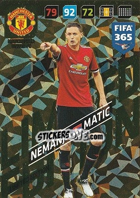 Sticker Nemanja Matic - FIFA 365: 2017-2018. Adrenalyn XL n. LE-NM - Panini