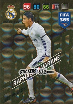 Figurina Raphaël Varane - FIFA 365: 2017-2018. Adrenalyn XL - Panini