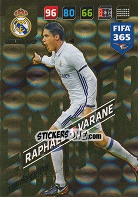 Sticker Raphaël Varane - FIFA 365: 2017-2018. Adrenalyn XL n. LE-RV - Panini