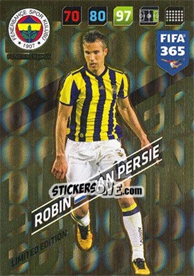 Figurina Robin van Persie - FIFA 365: 2017-2018. Adrenalyn XL - Panini