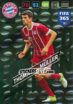 Sticker Thomas Müller - FIFA 365: 2017-2018. Adrenalyn XL n. LE-TM - Panini