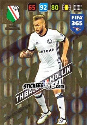 Sticker Thibault Moulin - FIFA 365: 2017-2018. Adrenalyn XL - Panini