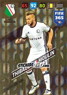 Sticker Thibault Moulin - FIFA 365: 2017-2018. Adrenalyn XL n. LE-TMO - Panini